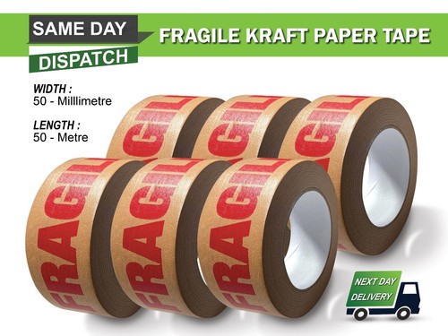 Nastro carta kraft stampato