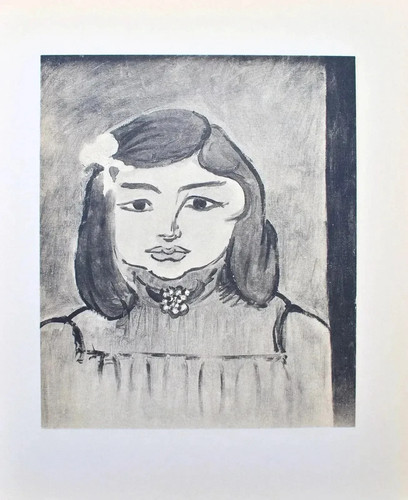 Henri matisse ragazza - ragazza, con
