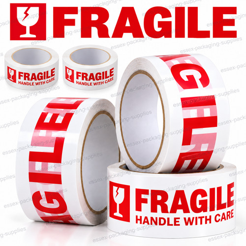 Nastro pacchi fragile stampato - nastro,